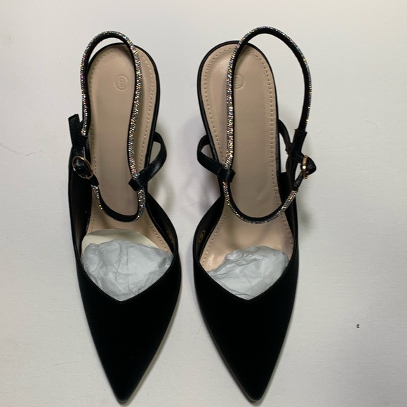 NIB - Sexy Jewelled Heel (9) - Picture 2 of 4